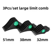 3Pcs Hair Clipper Guards Cutting Guide Comb Set For WAHL 32mm 38mm 51mm Barber