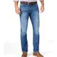 Tommy Hilfiger 2018男時尚經典款中等洗藍色直腿牛仔褲