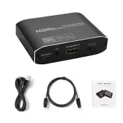 4K@60Hz HDMI 2.0b ARC Audio Extractor Splitter With Fiber Optical SPDIF 7.1CH