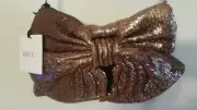 RED Valentino All Over Sequins Bow Clutch/Evening Bag Made In Italy Nwts!RARE!