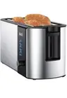 IKICH Toaster 4 Slice, Toaster 2 Long Slot Stainless Steel, Warming Rack, 6