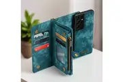 Samsung Galaxy S21 Ultra 5G CaseMe 008 2-In-1 Wallet with Detachable Cover, 8 Card Slots + Zip Pocket