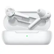 Earphones Bluetooth 5.0 Calling Environmental Noise Cancellation Headset - Buds Z White
