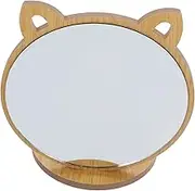 HAPINARY Elegant Makeup Mirror High Definition Tabletop Vanity Mirror for Bedroom Bathroom Simple Design Durable Material for Dressing Table Daily Use