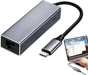 USB C Docking Station, Phone Charger, 100W PD Input Multiport Adapter Portable Data Transfers for Charge & Data Transmission