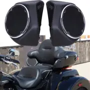 For Harley Touring Glide 2014-2023 King Tour Pak Pack Rear 6.5" Speaker Pods