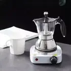 4/6 Cups Coffee Maker Pot Stainless Steel Espresso Italian Coffee Machine Gift