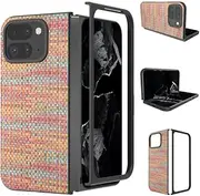 [Jarttarn] Case for Google Pixel 9 Pro Fold (2024),Artistic Color Ultra-Thin Phone Case,Compatible with Wireless Charging,Anti-Fall Shockproof Protective Cover (Style 4)
