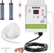 Aerator for Bait Bucket, Briidea 12 Volt Livewell Pump System white