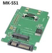 mSATA SSD 50mm to 2.5" SATA Hard Drive Adapter - CablesOnline MK-SS1