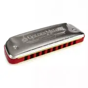 Hohner Golden Melody Harmonica - Key of B with Equal-tempered Tuning for Melody