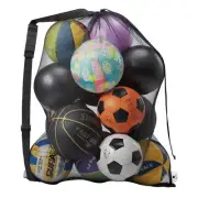 OrgaWise Heavy Duty Mesh Ball Bag,Basketball Bag for Balls,Ball Bags Mesh for...