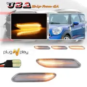 Sequential Amber LED Side Marker Light Replacement For 11-16 MINI Cooper R60 R61 (for: Mini)