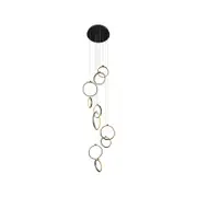 Delessi Bolla 10LT Ring Pendant Light - Tri-Colour