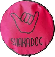 ZippyToss Flying Dog Disc Interative Fetch Toy 9" (Pink)