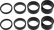 8PCS Bicycle Headset Spacer Bike Front Stem Fork Washer 5mm/10mm/15mm/20mm Aluminum Alloy Headset Spacer for MTB BMX Road Bike
