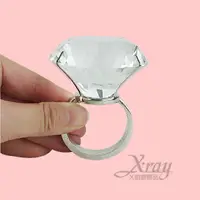 在飛比找樂天市場購物網優惠-大鑽石戒指禮盒(中.6cm)，750克拉多角度特大戒指/婚禮
