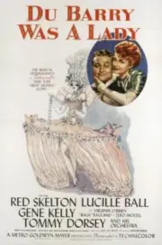 Du Barry Was A Lady Poster Red Skelton Lucille Ball 1943 Movie Old Photo