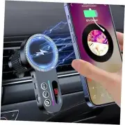 Wireless MagSafe Bluetooth FM Transmitter Car Adapter[Magnetic Mounting