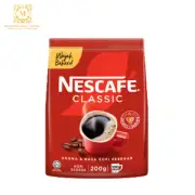 NESCAFE Instant Coffee Classic Refill Pack 200gm - Halal Certified Malaysia