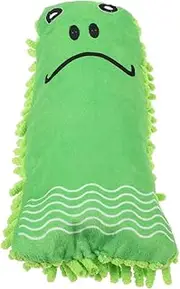 HOMOBABE Frog Shaped Dog Toy Plush Pet Chew Toy for Dogs Adorable Cartoon Design Material for All Breeds for Interactive Play