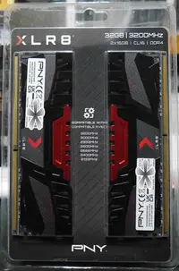 在飛比找Yahoo!奇摩拍賣優惠-全新 PNY XLR8 DDR4 3200 32GB(16G