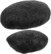 MUCKLILY 2 pcs Chignon Hair for Hairstyles Easy to Wear Decorative Bun Hair Extensions for Women Fashion for Stunning Looks