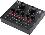 Live Broadcast Sound Card, Live Sound Card with Effects, Professional DJ Soundboard, Audio Mixer for Live Broadcast, Home Studio Sound Card, Wireless Sound Equipment for Streaming