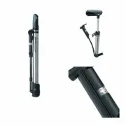 Topeak Road Morph Frame Bicycle Pump With Gauge/Silver/Black/Dual Valve