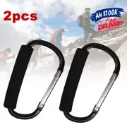 Baby Stroller Shopping PRAM HOOK Bag Clip Large Hangers Carrier Carabiner