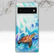 Turtle Case for Google Pixel 8A 8 Pro 7A 6A 5A XL 4A Flexible Rubber Slim