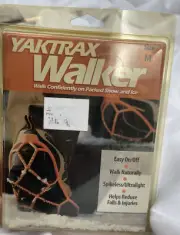 Yaktrax Walker Traction Cleats for Snow and Ice - Black Sz M