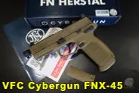 在飛比找Yahoo!奇摩拍賣優惠-【翔準AOG】VFC Cybergun FNX-45 沙色 