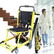 Electric Crawler Stair Climber, Manual Stair Climbing Wheelchair for Elderly Disabled, Folding Lightweight - Adjustable Walking Aids,Load Capacity 353lb