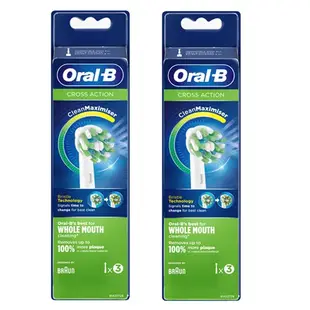 Oral-B 歐樂B-多動向交叉刷頭EB50-3(3支)x2入【愛買】