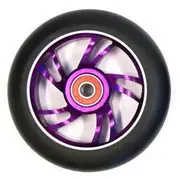 Scooter Wheel Alloy 110mm incl abec-9 bearing in PURPLE core