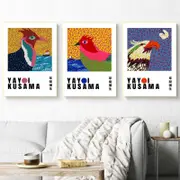 Wall Art By Yayoi Kusama 3 sets Poster