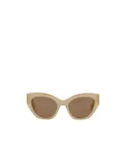 Cat glasses frame sunglasses 55 Opal honey