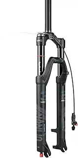 Oimzzr Straight Tube Bicycle Suspension Forks 29 Inch MTB Air Fork Rebound Adjustment Mountain Bike Fork Remote Lockout