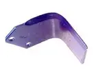 Howard Rotary Hoe Blade LH Standard - Dimensions: 173mm, 142mm Thickness: 8mm