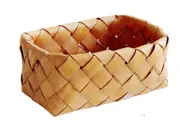 Rattan Wicker Woven Storage Basket Fruit Bread Serving Tray Container Kitchen