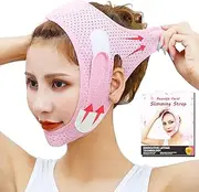 Double Chin Reducer face Slimming Strap V Line Lifting Face-belt Chin Strap For Women and Men Tightening Skin Preventing Sagging - Ultra thin and breathable