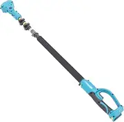 Cordless Pole Saw, 7FT Maxmium, 21V Power Pole Chainsaw Power Pole Chainsaw, 180 Degree Adjustable Head Pole Saw with Strap, Telescoping Tool Less Electric Pole Saw