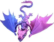 Printed Dragon | Realistic Printing Toy - Stress-Relieving Articulated Dragon Home Decor with Movable Joints