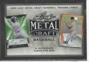 2019 LEAF METAL DRAFT BASEBALL FACTORY SEALED HOBBY BOX