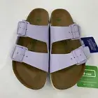 Birkenstock New w/ Box Arizona Lavender Fog Birkibuc Vegan Regular Select Size