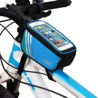 在飛比找蝦皮購物優惠-防水自行車包5.7寸觸摸屏手機包