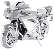 Piececool 3D Metal Puzzles for Adults, DIY 3D Motorcycle Model Kits, Brain Teaser Puzzles for Teen Students Men Craft Kits Toys, Great Birthday Gifts