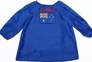 Kids Art / Paint Smock | Craft Apron | Travel | Aussie Flag | 1st Name FREE