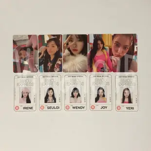 Red Velvet 小卡 Irene Seulgi Wendy Joy Yeri 2021 WINTER SMTOWN